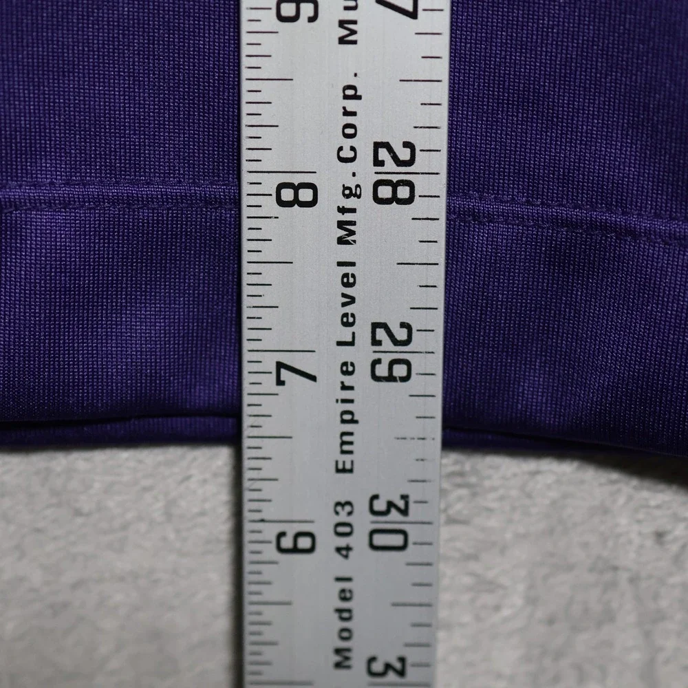 Nike TCU Polo Shirt Mens Large Purple Dri-Fit Horned Frogs Golf NCAA Football